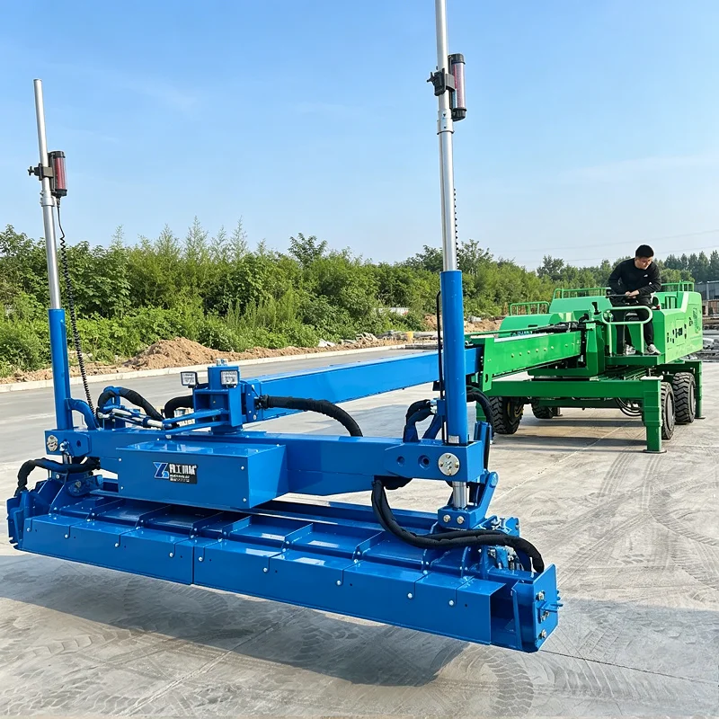 Customized Large Telescopic Concrete Boom Laser Screed Machine Motor Gearbox Bearing Engine-High Efficiency Labor Saving