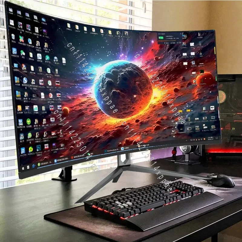 165 Gaming 2K LCD 34 Monitor 27 Desktop 32-Inch Curved Computer