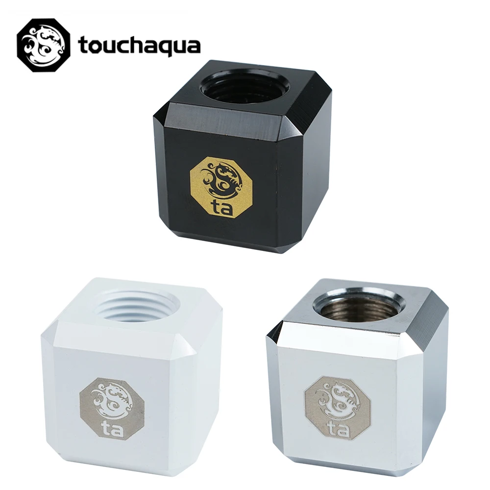 

Bitspower Touchaqua универсальное использование G1/4 "X3 Spliter Adapter Black,Silver,White,TA-TMB
