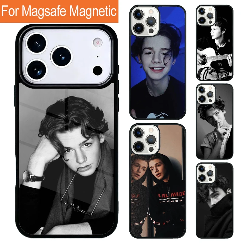 Funda Magnética con Carga Inalámbrica Payton Moormeier para iPhone 17 Pro, 16, 15, 13, 12, 11 Pro Max, Air 14 Plus con Cubierta Magsafe