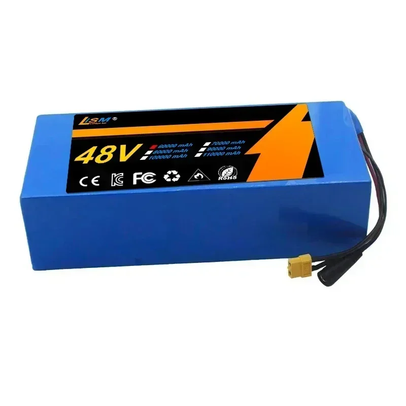 100%New Original 48v 60000mAh 2000W Citycoco Motorized Scooter Batteries Built in 50A BMS 48V 60ah 13s6p Lithium Battery Pack