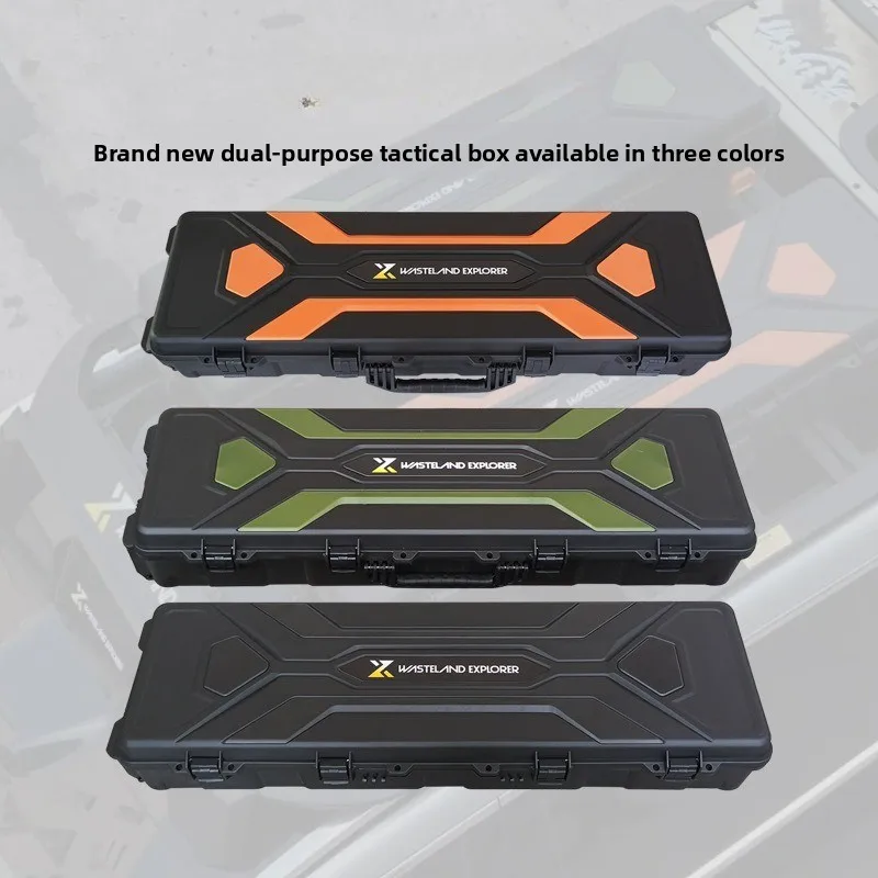Universal 5th Gen Two-Tone Roof Top Tactical Cargo Box Multi-Function Tool Storage for 4x4 Off-Road SUV Pickup Replacement Parts