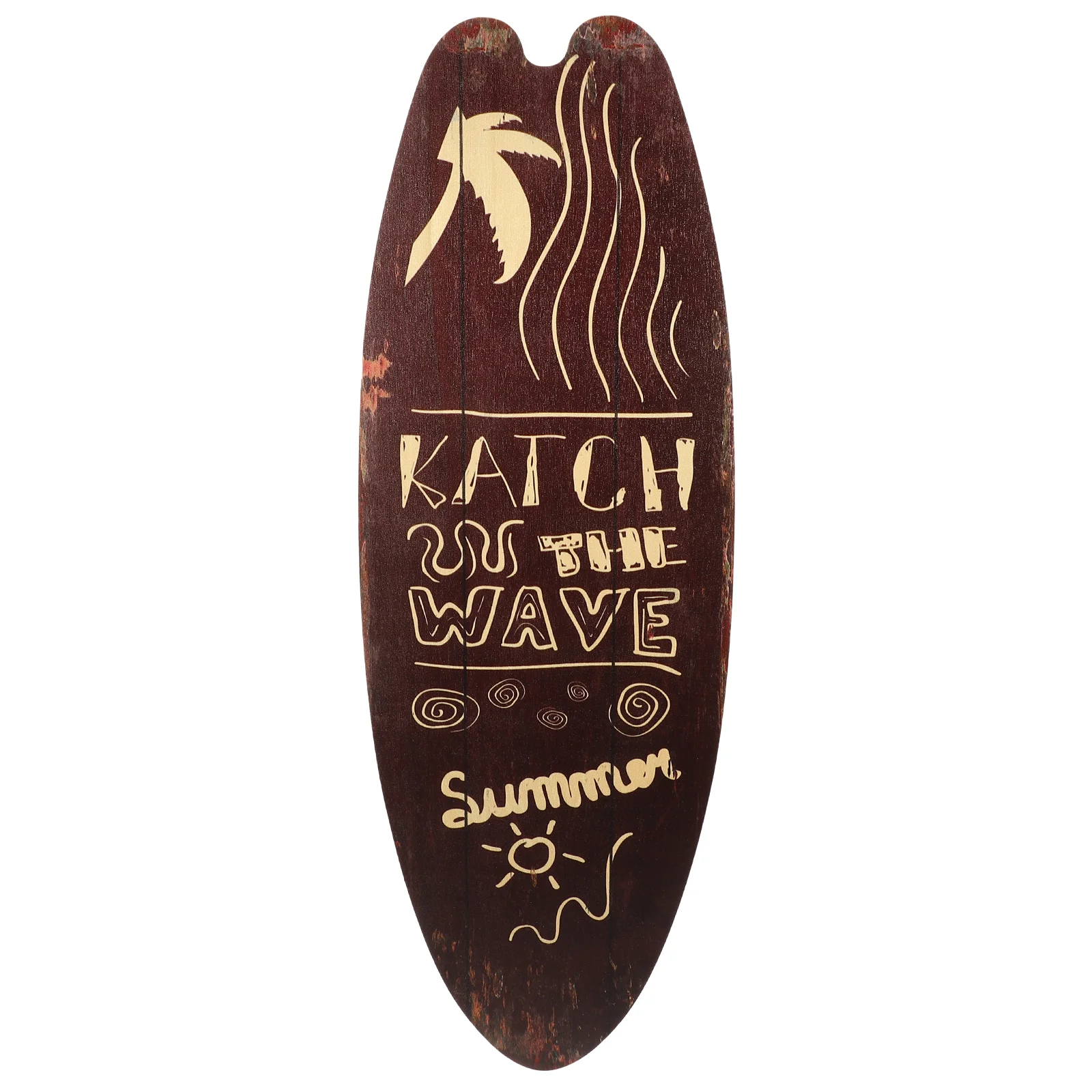 Ocean Decorations Decoraciones Para Salas Casa Surfboard Wooden Sign Vintage Signs Hanging Summer Hawaiian