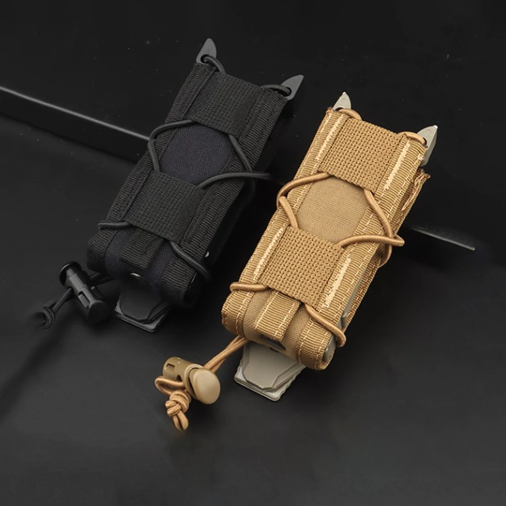 9mm Magazine Pouch For Outdoor Hunting Shooting Belt&Vest Accessory Equipment/MOLLE Drawstring Magazine Dump Universal Store Bag