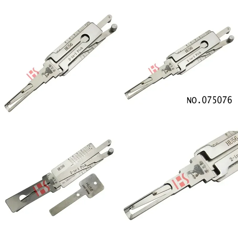 Locksmith Supplies Car Lock Lishi Turbo Decoder HU56 Lock Pick Tool