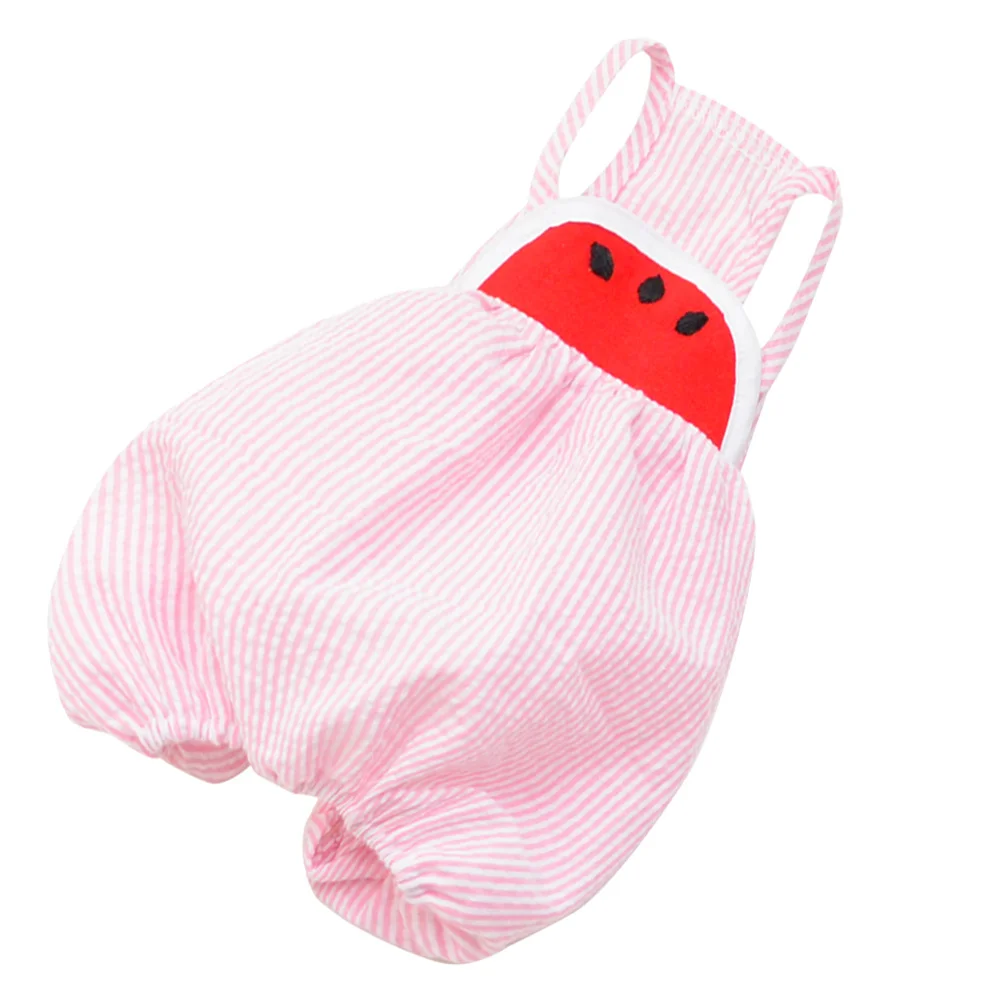

Cute Watermelon Pattern Dog Sling Pants Easy Wear Comfortable Fabric Party Birthday Photo Props Outfit for Teddy Pet