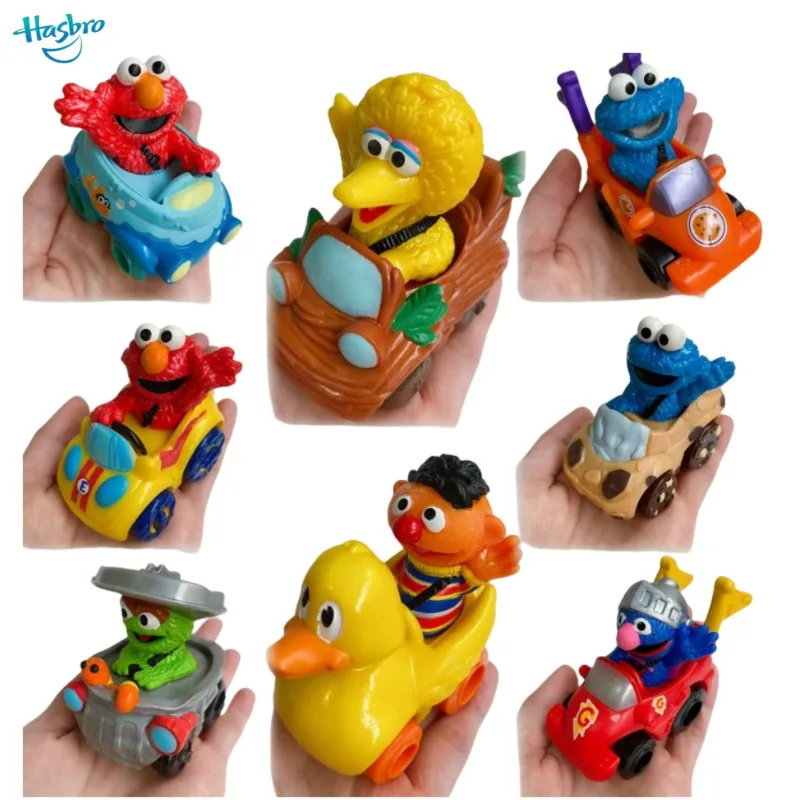 Sesame Street Elmo BIG BIRD COOKIE MONSTER Cartoon Cute Plastic Doll Scooter sorpresa Blind Box giocattolo educativo per bambini regalo