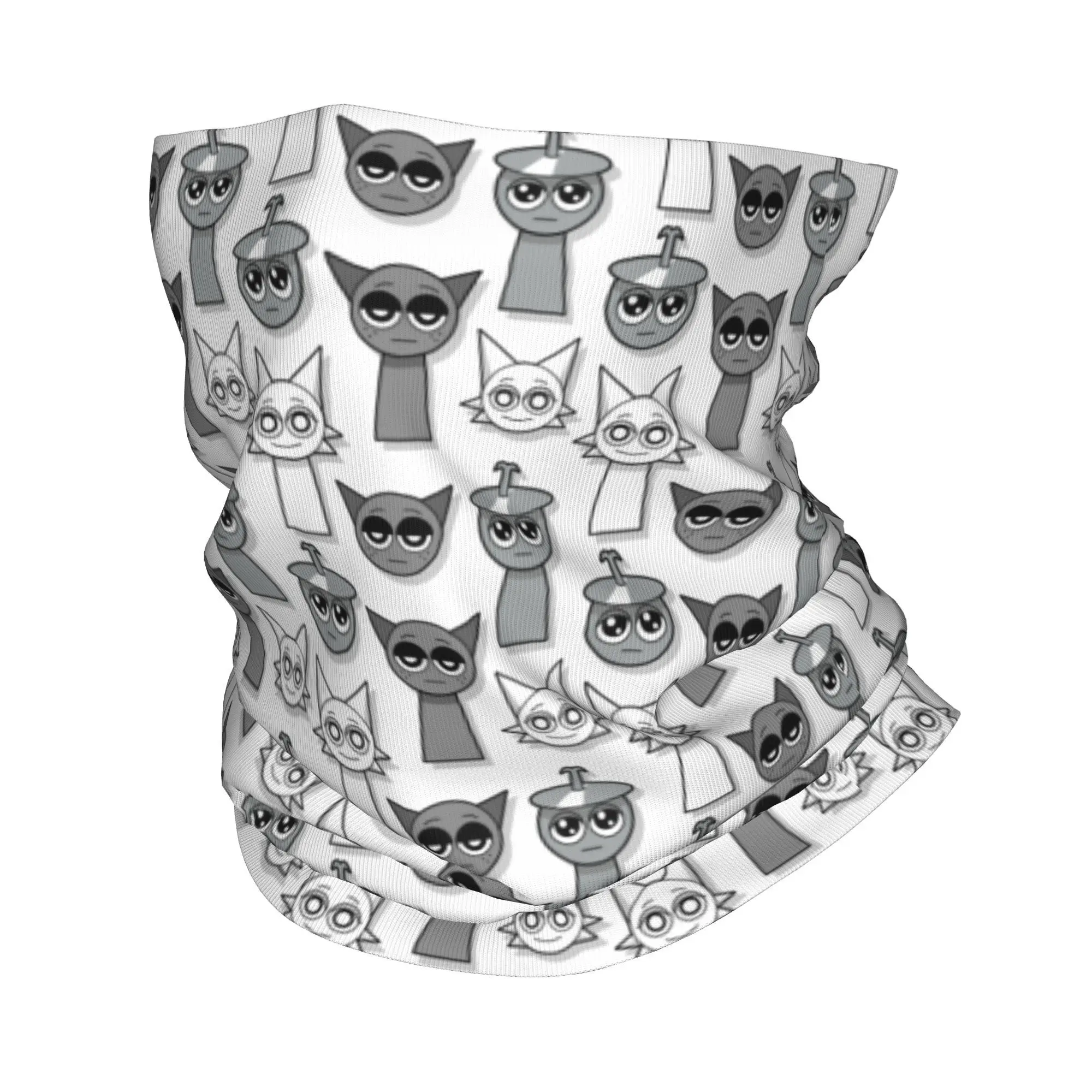 

Бандана с рисунком Sprunki Incredibox, гетры с принтом, Балаклава, маска для лица, шарф, повязка на голову для рыбалки для мужчин, женщин, взрослых