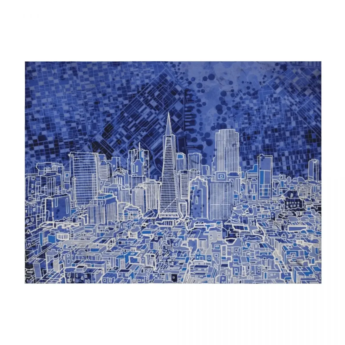 

san francisco Throw Blanket Decoratives Bed covers Loose Thermals For Travel Blankets