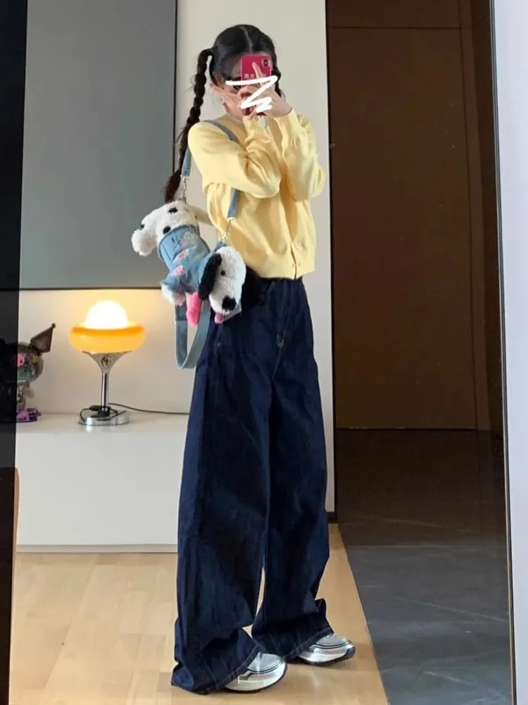 

Women's Knitted Long Sve Cardigan Soft Cozy Early Autumn New Sle Spring Autumn Season Design Sense Outerwear Top