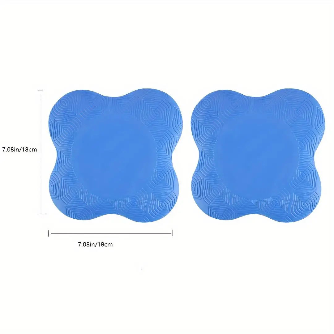 2pcs Thick Yoga Kneeling Pad, Suitable for Knees, Elbows, Wrists, Hands and Head, Used for Foam Yoga and Pilates Exercises view 2