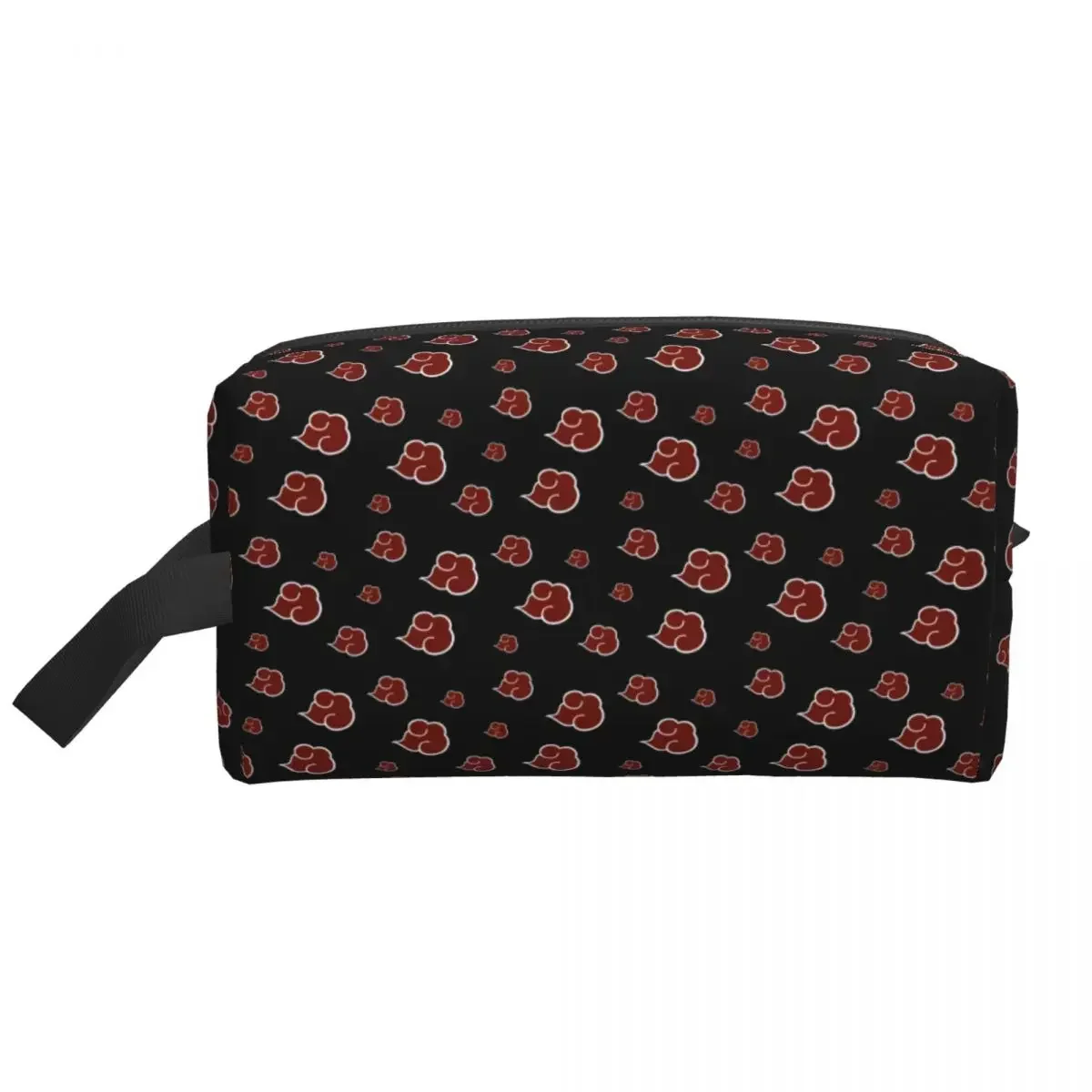 Cute Anime Uchiha Sasuke Akatsuki Travel Toiletry Bag for Women Makeup Cosmetic Bag Beauty Storage Dopp Kit