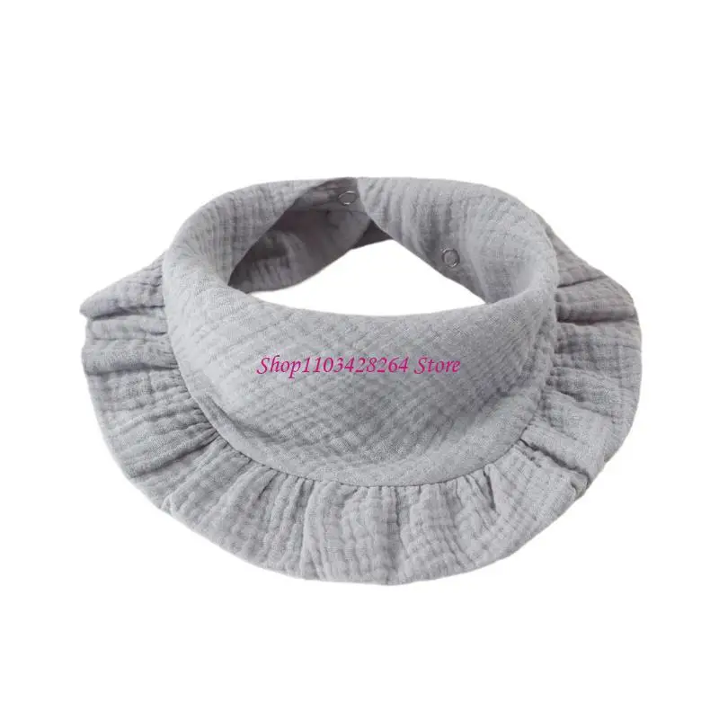 

Infants Drooling Bib Comfortable Burping Cloth for 0-24M Baby Solid Cotton Saliva Towel for Newborns Toddlers G2TD