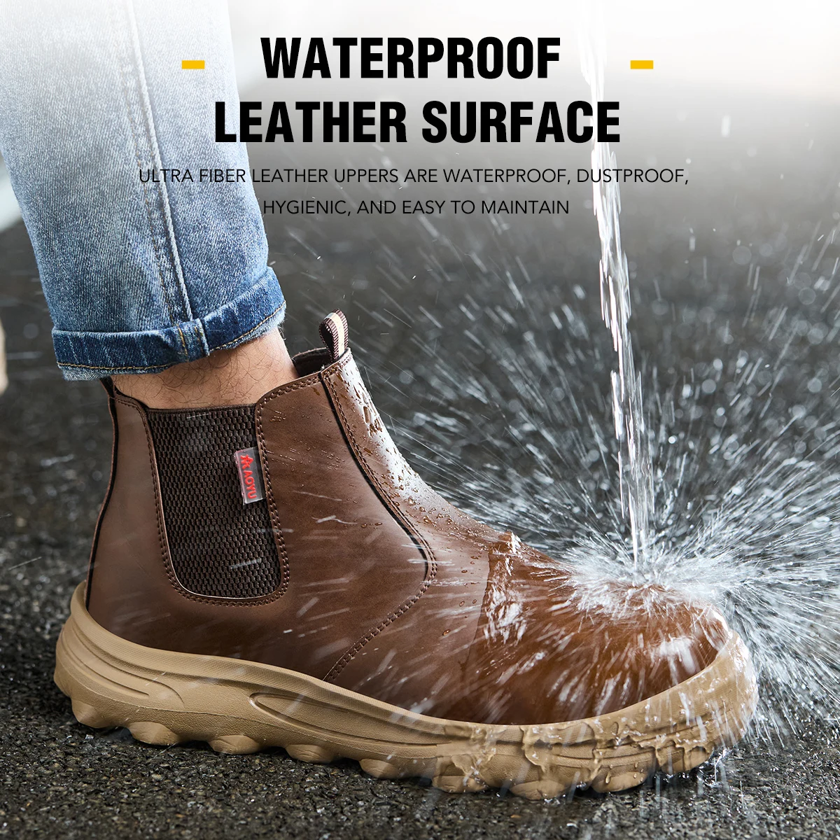 

Steel Toe Cap Shoes For Men Protective Shoes Work Boots Puncture Proof Safety Shoes Men Work Shoes Sneakers Construction Shoes