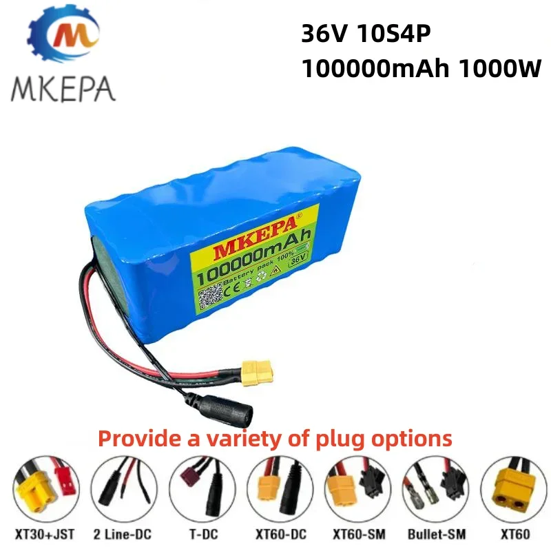 

10S4P Electric Scooter 100000mAh 36v Lithium Battery 18650 battery pack 36V 100Ah Electric Scooter Electric Scooter Battery 36v