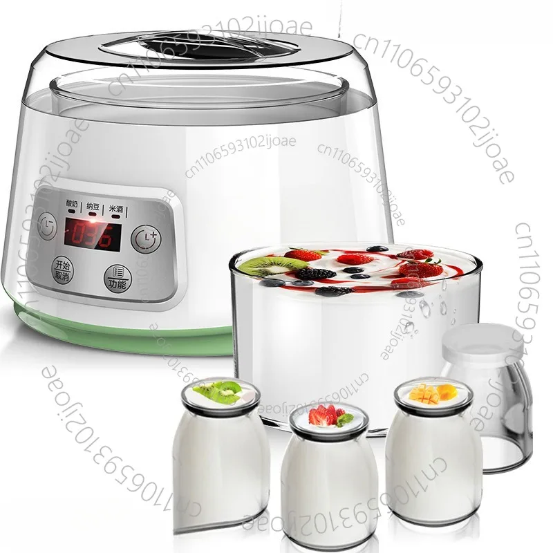 Fully Automatic Large-Capacity Miso ZCW-S03 Rice Wine Natto Glass Inner Pot Constant Temperature Household Compact Yoghurt Maker