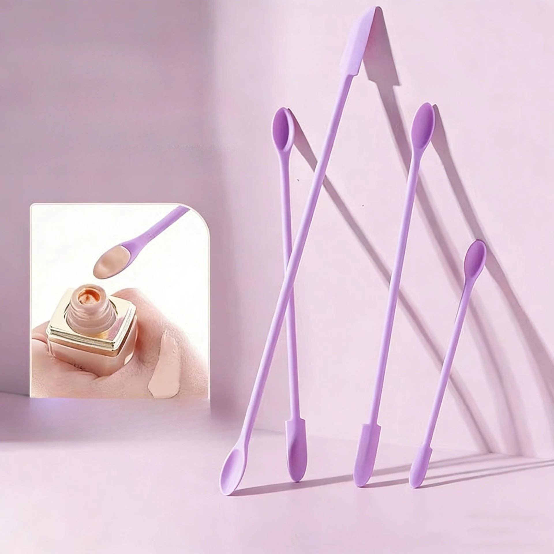 3Pcs Empty Bottle Scraper With Black Scraper, Foundation Scraper, Tiny Lotion Jar Scraper to Get Last of Makup