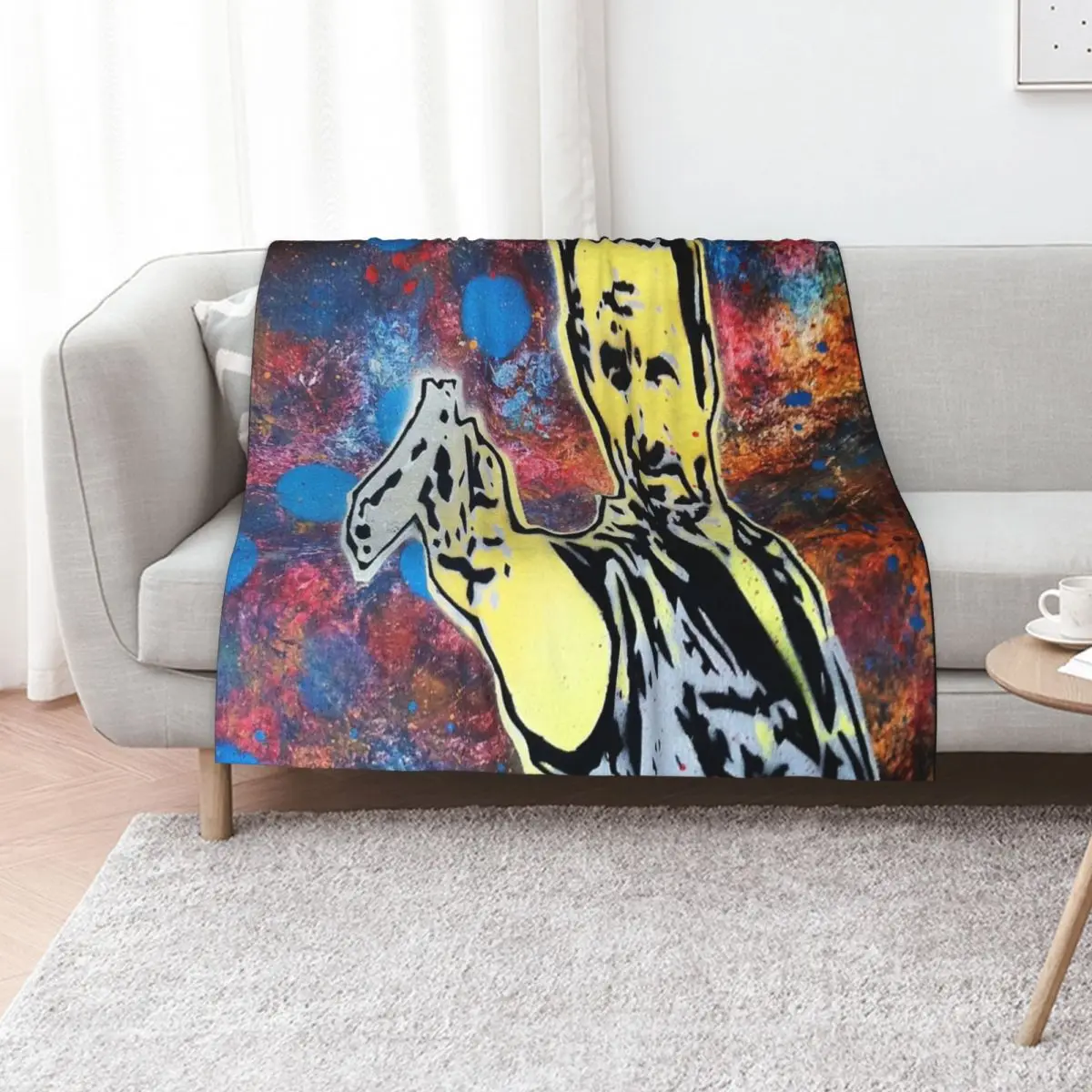 Rick Grimes Throw Blanket Loose Designers Blankets Sofas Of Decoration Weighted Luxury Throw Plaid on the sofa Blankets