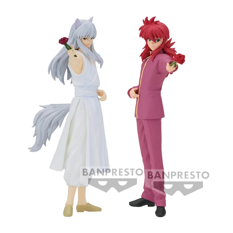 

Bandai Original DXF YuYu Hakusho Kurama Anime Action Figure Toys For Boys Girls Kids Children Birthday Gifts Collectible Model