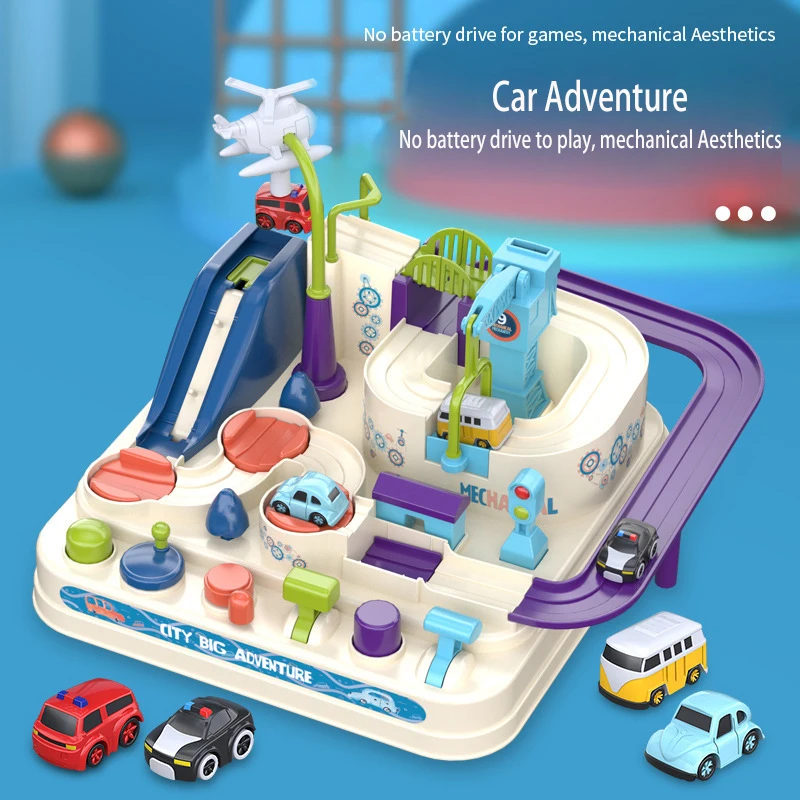 Zestawy torów kolejowych do samochodów wyścigowych Zabawki edukacyjne dla dzieci Gra przygodowa Mechaniczne interaktywne zwierzęta Rakieta kosmiczna Zabawka