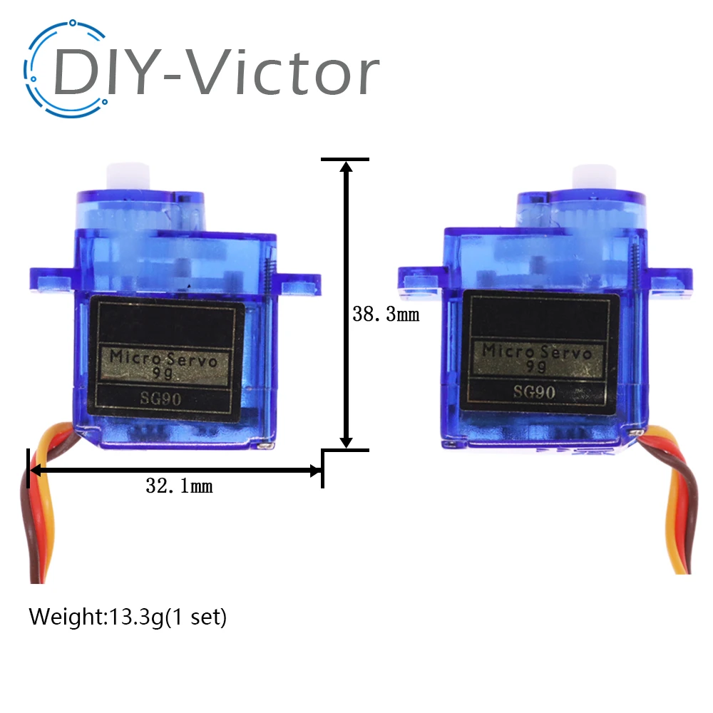 Sg90 mg90s Servo metall getriebe für Modell hubschrauber boot für Arduino Spielzeug flugzeug Starr flügel hubschrauber Flugzeug modelle 90 180 360