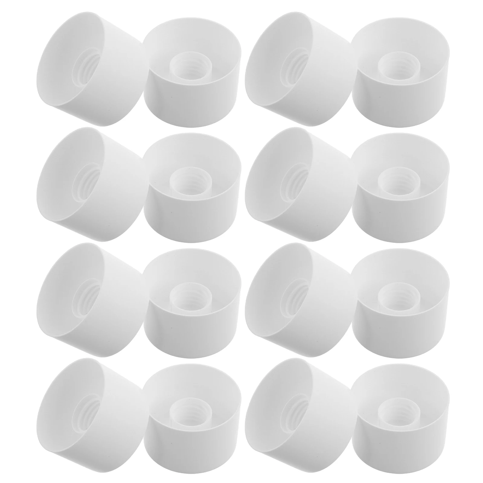 Tampas de substituição para limpeza facial, 100 peças, 38mm, garrafas de pasta de dente, à prova de vazamento, dispensador de plástico durável, tampas de banho para casa