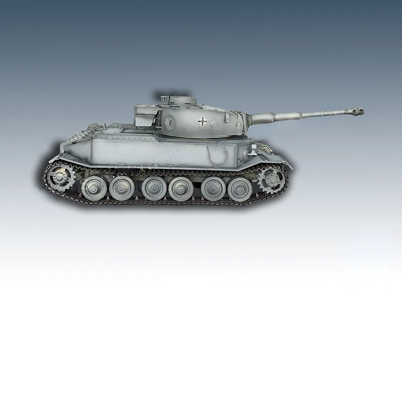 1/16 RC Heavy Tank German Tiger P with Smoke System High Simulation Sound Effect Assembled All-metal Tank Model Kit