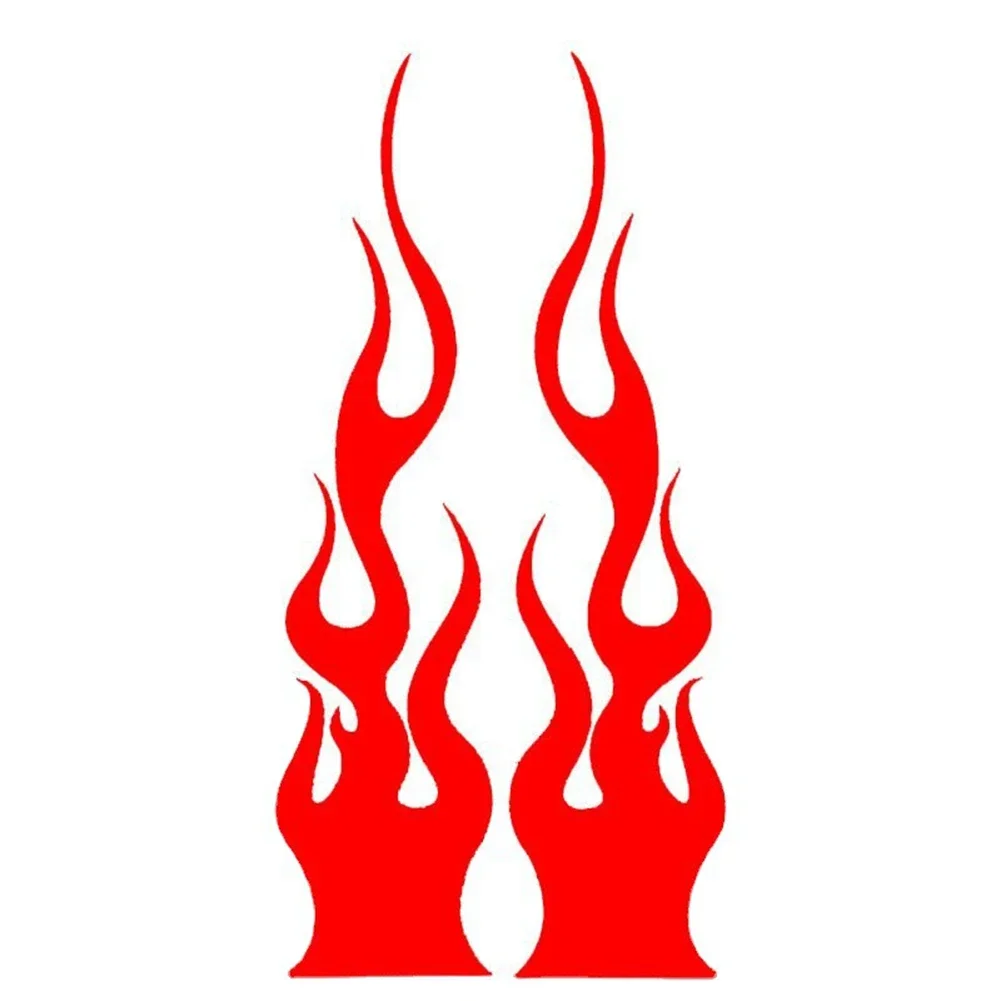 

Hot Sale Ready Stock Car Sticker Motor Sticker Flame Vinyl Decal Sticker For Car Motorcycle Gas Tank Fender Waterproof