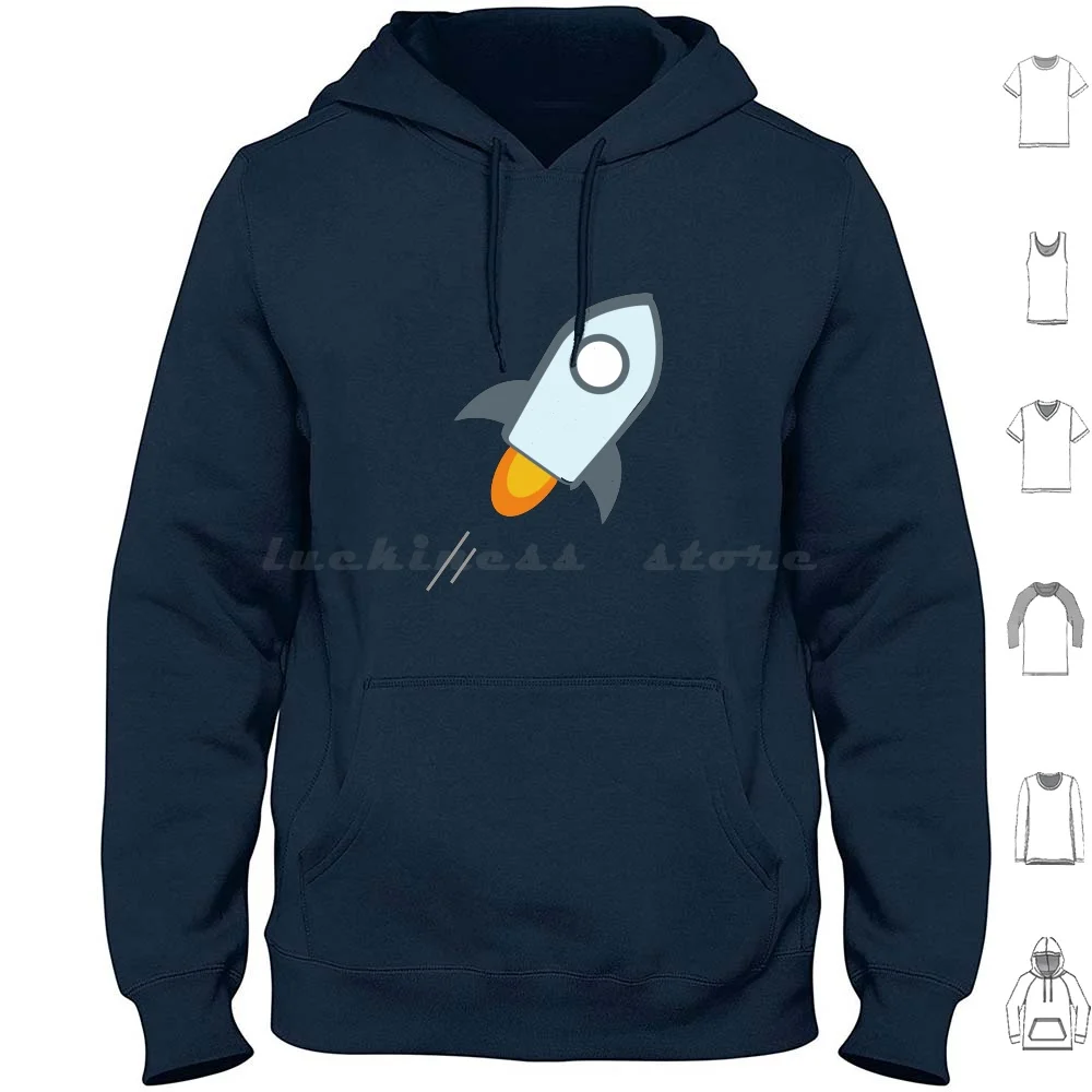 

Stellar Crypto Hoodie cotton Long Sleeve Stellar Stellar Coin Crypto Cryptocurrency Crpyto Currency Cryptocurrencies