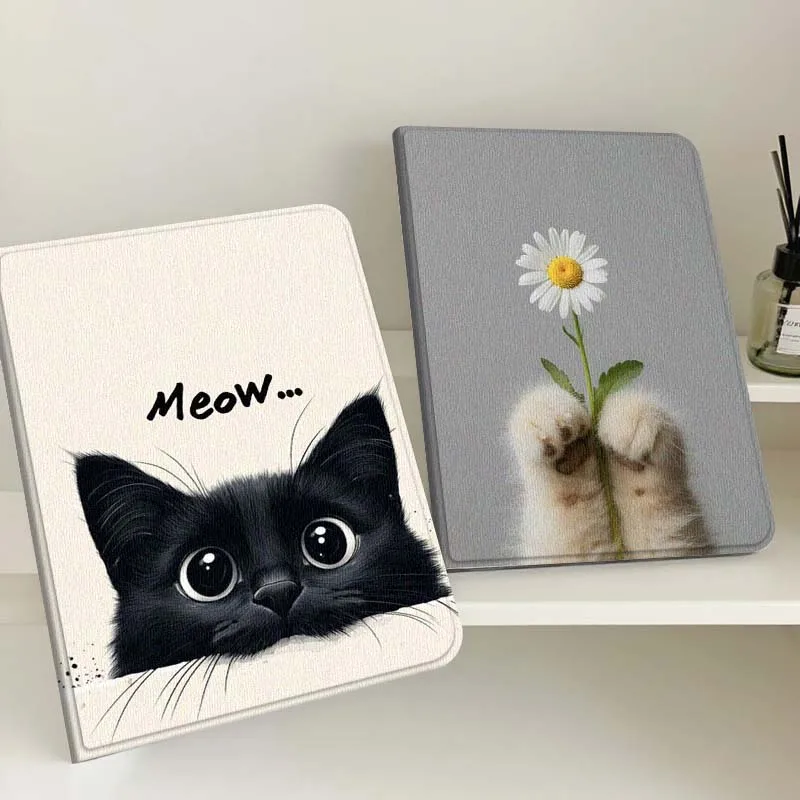 

Чехол для планшета с изображением черной кошки для Samsung Tab Galaxy S6 S11 A A7 A8 A9 A11 10.1 10.4 10.5 Plus Lite