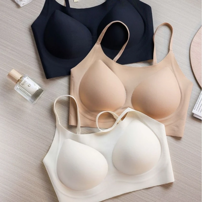 สบายชุดชั้นในสตรีBreathable Motionไม่มีแหวนเหล็กผู้หญิงชุดElegantน่ารักสวยประณีตCharmingผู้หญิงTop