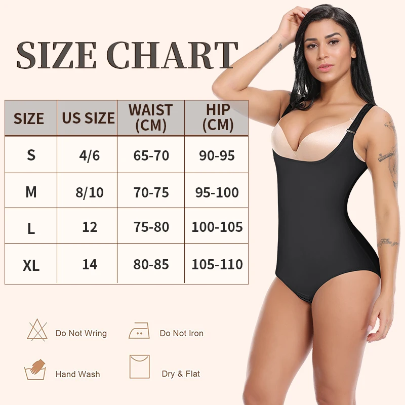 Underbust Bodysuit Shapewear Women Push Up Breast Slim Waist Trainer Tummy Control Body Shaper