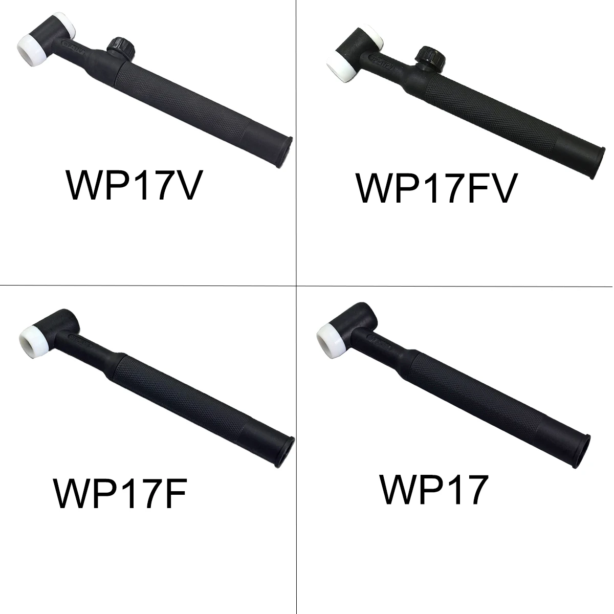 

1Pcs TIG Welding Torch Head Body WP17 WP17F WP17V WP17FV Air-Cooled Head Rotatable 150 AMP