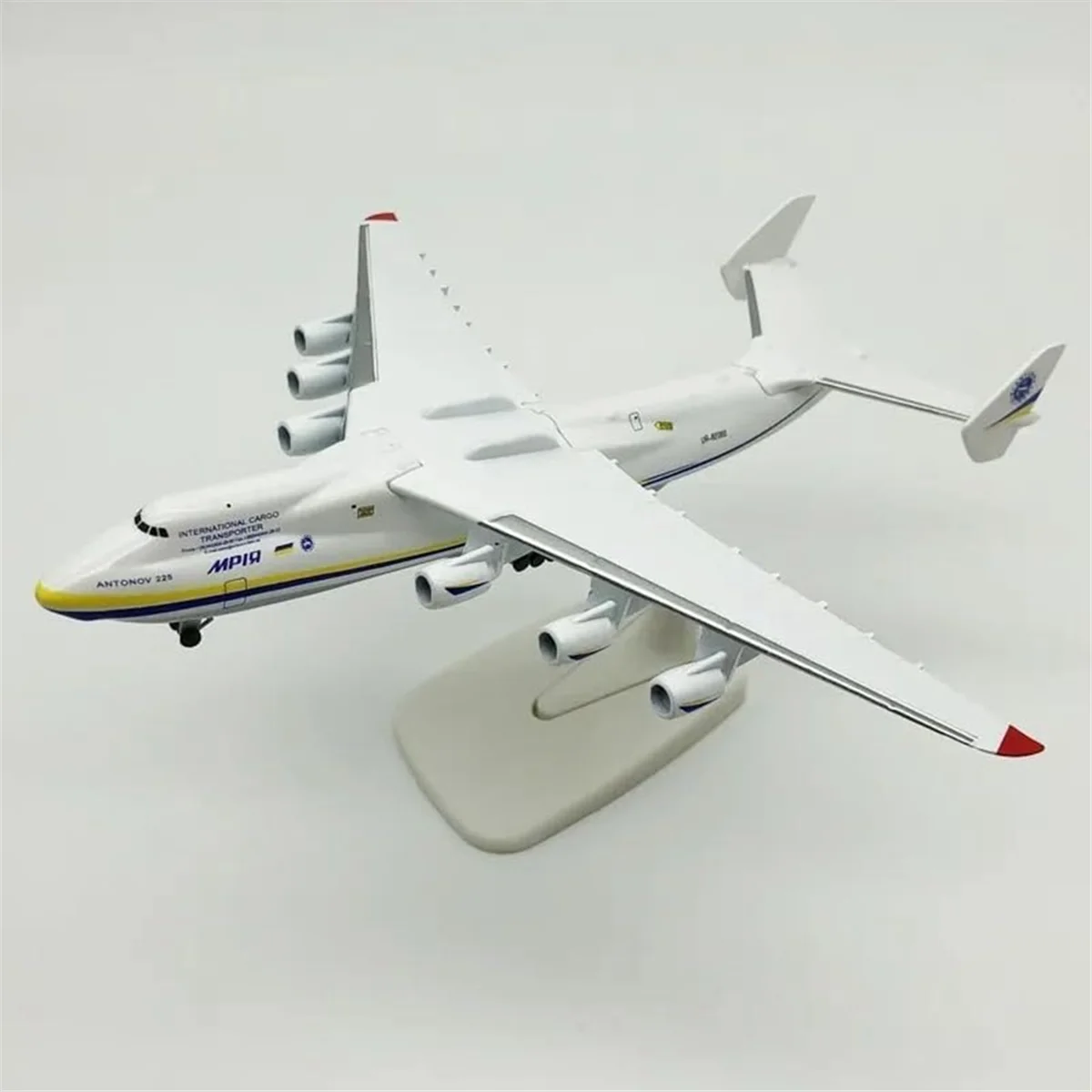 Neue Metalllegierung Antonov An-225 Mriya Flugzeugmodell im Maßstab 1:400 Replika-Modellflugzeugspielzeug zum Sammeln