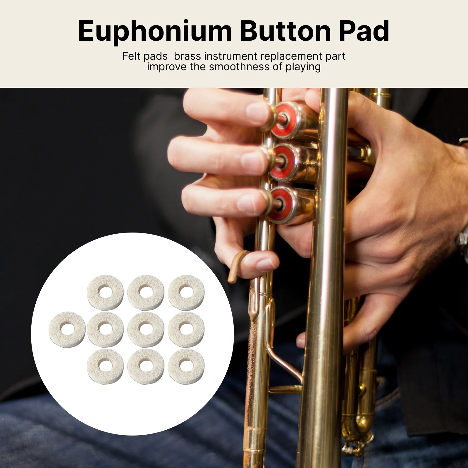 Euphonium Tuba Finger Buttons - Musical Instrument Repair Shop review and price