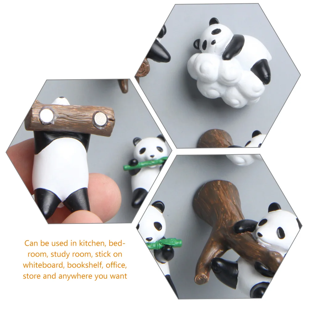 

Office Whiteboard Panda Magnetic Button Sticker Refrigerator Decorate Fridge Magnets