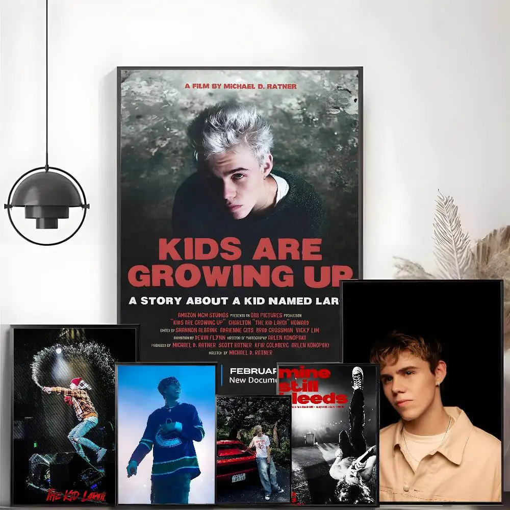 ملصق K-Kid L-LAROI MAYBE عالي الدقة جدار لاصق مقاوم للماء لغرفة المعيشة المنزلية وغرفة النوم والديكور الجمالي