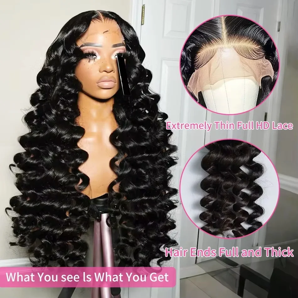 200 الكثافة 30 40 بوصة 13x6 Hd الدانتيل الباروكة الأمامية فضفاض موجة باروكة من شعر طبيعي البرازيلي فضفاض موجة عميقة شعر مستعار شعر بشري مجعد الباروكات