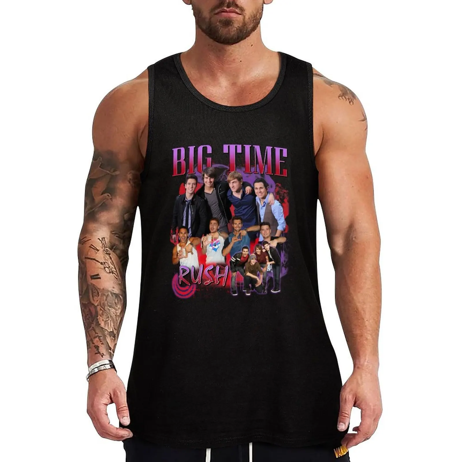 Big Time Rush Forever Tour 2022 Camiseta sin mangas para fanáticos de Big Time Rush, camisetas sin mangas de ajuste clásico, ropa de uso diario