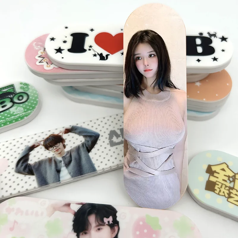 مخصص الهاتف قبضة المعصم الفرقة اليد فنجر قبضة حامل تصميم جديد حامل الهاتف المحمول المقبس حامل أنيمي جمركيا لك الشعار