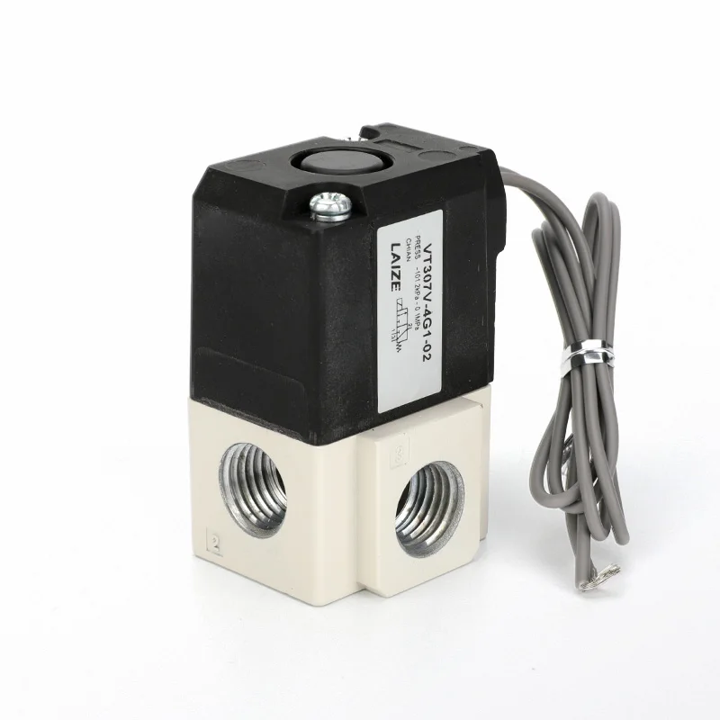 Laie-Válvula Solenoide de vacío neumática de 3/2 vías, operada por piloto, alta frecuencia, acción directa, 2 posiciones, 3 vías, 220V, 24V, 12V,