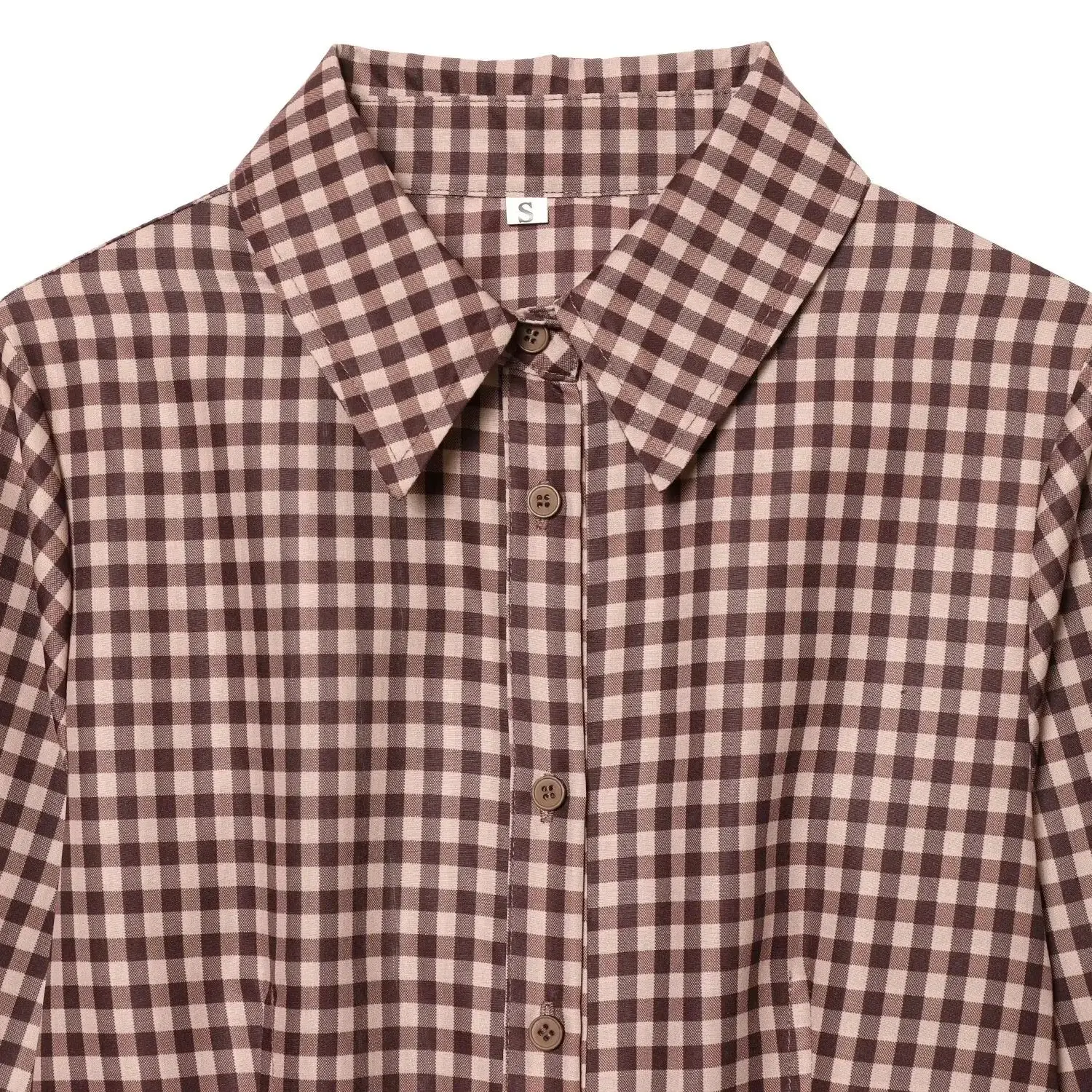 DiYiG WOMAN 2025 Winter New Fashion Plaid Print Shirt Retro Long Sleeve All-match Lapel Button-down Waist Top Blouses Mujer