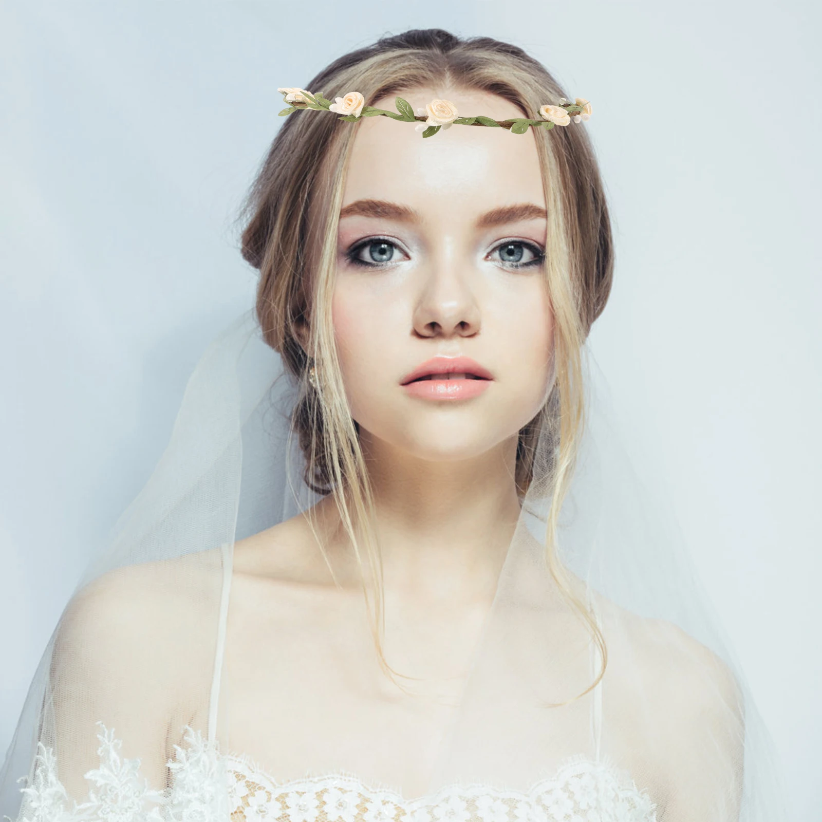 

8pcs Headb Bridal Accessories Flower Crown Women Beach Party Photo Flower Crown For Girls Wedding Decorations