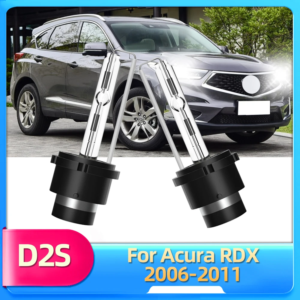 

2x LSlight 6000K Xenon HID Bulbs Lamps Car Headlight For Acura RDX 2006 to 2011 2010 2009 2008 2007 Headlamp 35W 12V Replacement