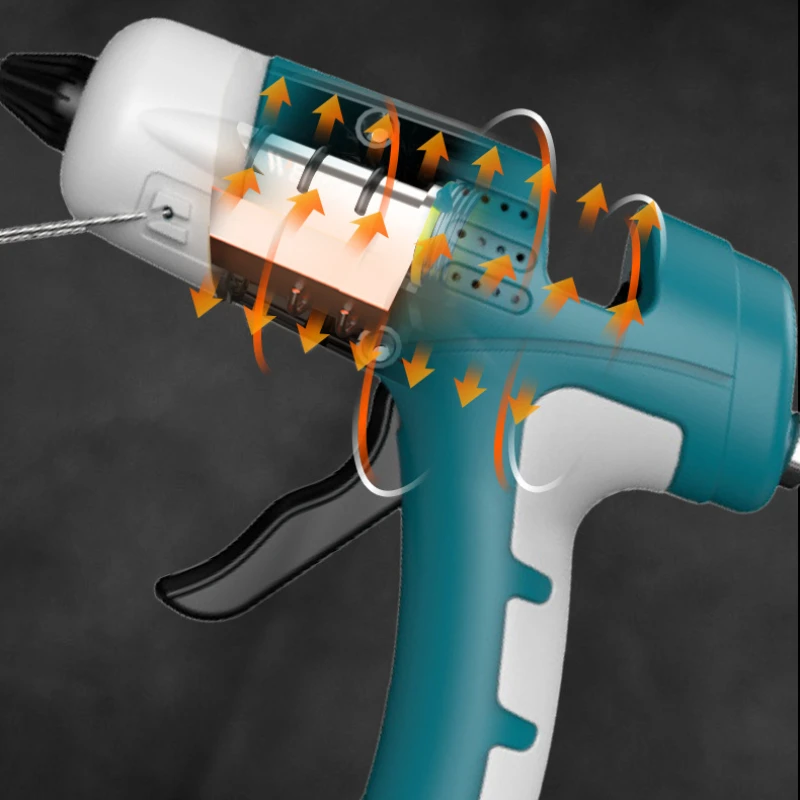 20W Hot Melt Glue Gun for 7MM Transparent Glue Stick 110-240V EU UK US AU Plug Portable Home DIY Electric Heat Temperature Gun