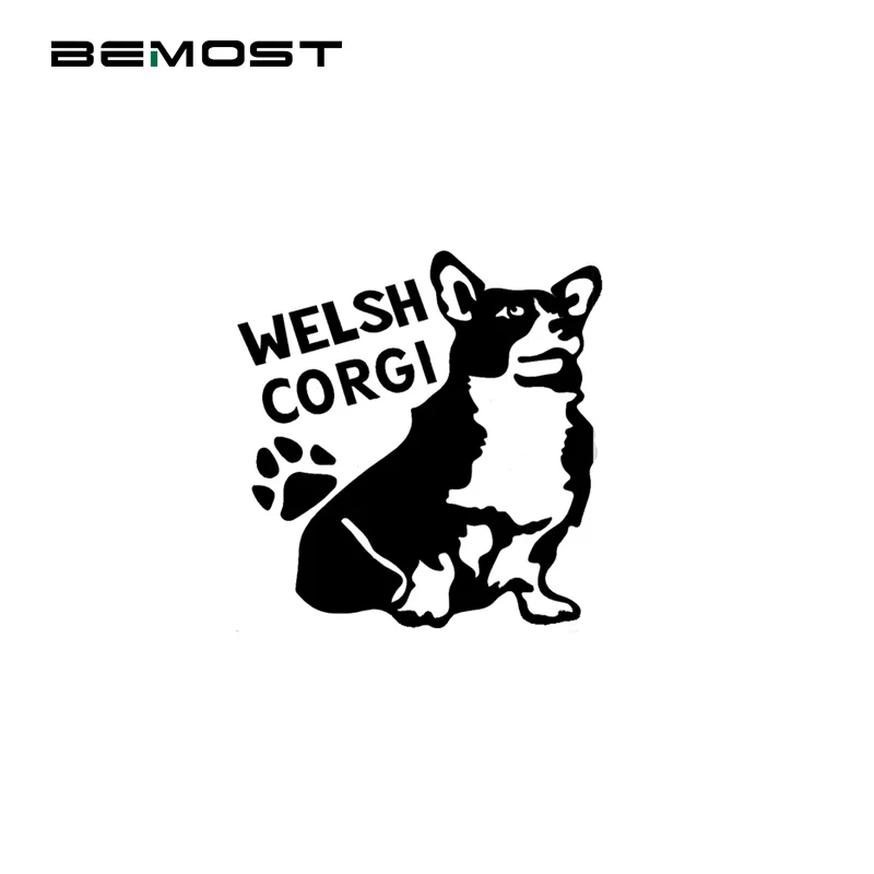 

Car Styling Cute Welsh Corgi Pet Dog Sticker Welsh Pet Car Sticker Window Body Decals Auto Accessories