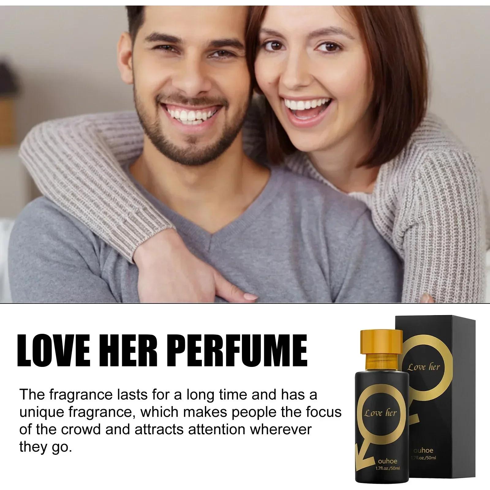 Huile de parfum au phéromone pour hommes, 50ml, attire les femmes pour les amoureux, Spray de parfum longue durée, parfum de flirt, parfumé pour rencontres