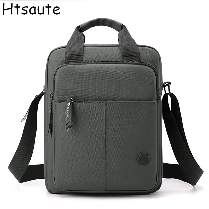 

Vertical Shaped Men's Bags Single Shoulder Bag Waterproof And Wear-resistant Backpack Multiple Pockets For Business Packs