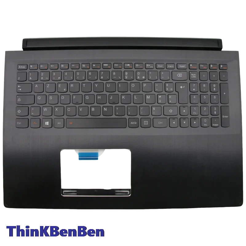 

Черный верхний корпус клавиатуры FR French с подставкой для рук для Lenovo Flex 2 Pro 15 Edge 15 5CB0G91214