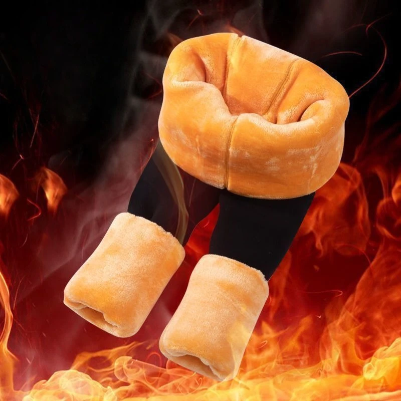 

Women's High-Waist Thickened Lined Pantyhose Cotton Leggings Winter Warm Thermal Integrated Ankle-Length TT293